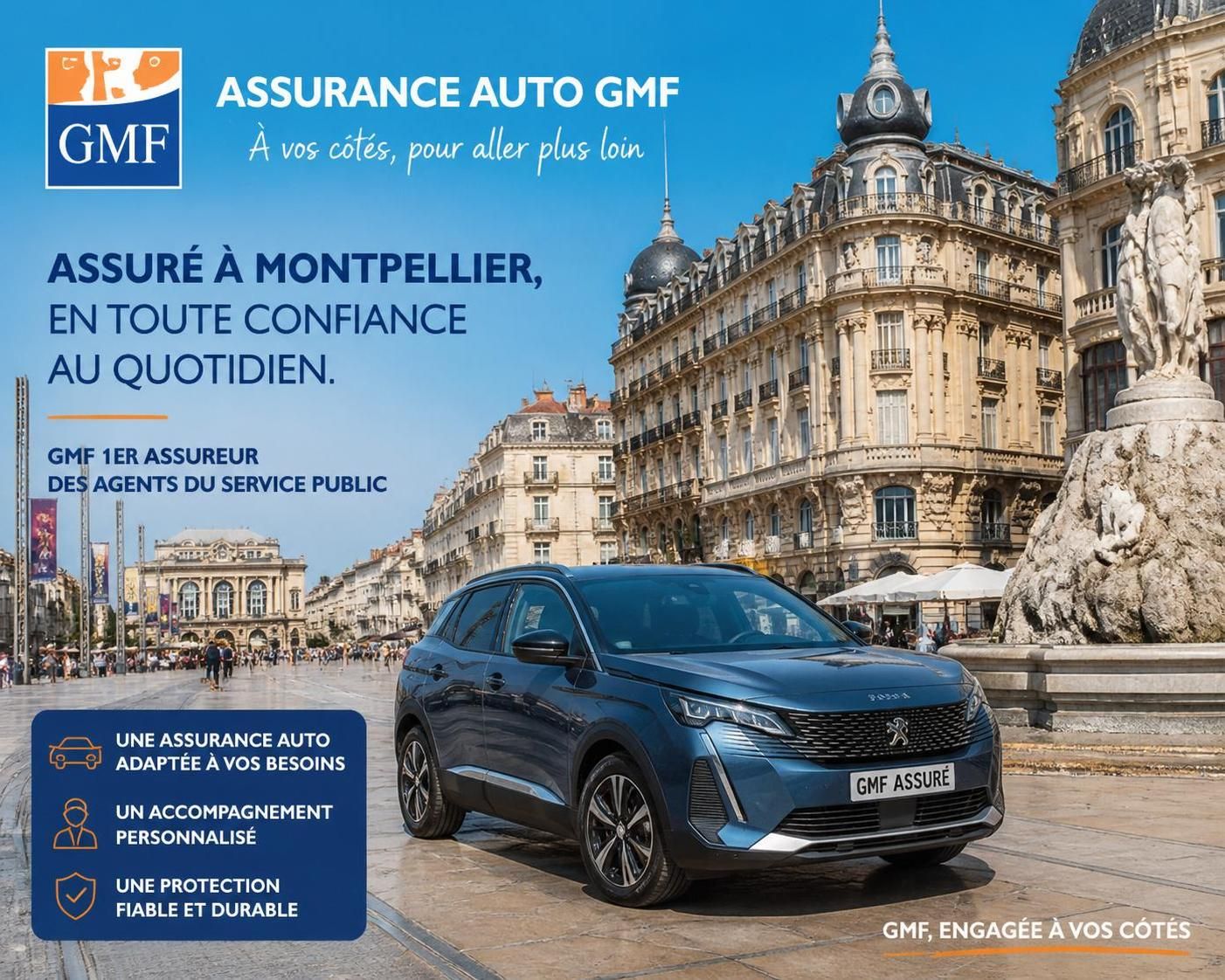 découvrez quelles garanties choisir pour une assurance auto sur mesure avec gmf montpellier et protégez au mieux votre véhicule selon vos besoins.