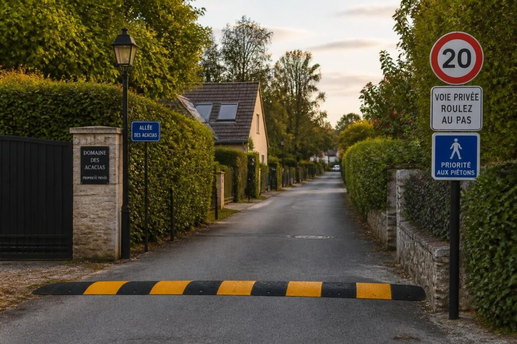 découvrez les règles essentielles à connaître pour installer un ralentisseur sur une voie privée en toute légalité et sécurité.