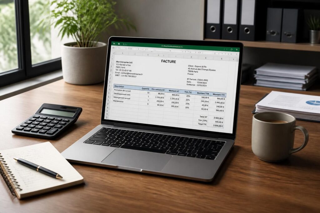 découvrez les avantages d'un modèle de facture excel pour simplifier et optimiser la gestion de votre comptabilité facilement et efficacement.